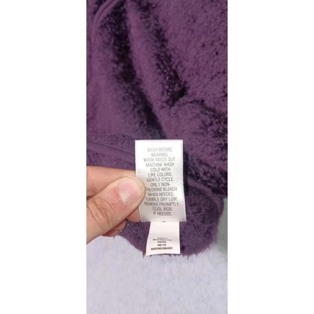 Croft And Barrow Faux Fur Zip Up Vest Womens Size XXL Purple Soft Sleeveless... - Picture 11 of 12